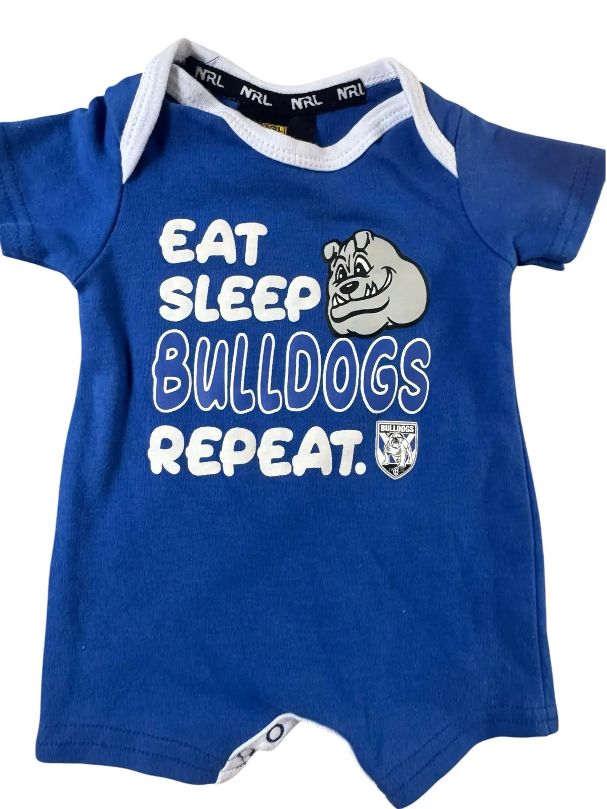 Bulldogs nrl footy baby onesie – photo 4