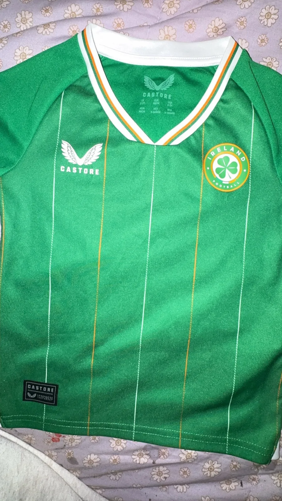 Castore kids Ireland football jersey 2-3y — photo 2