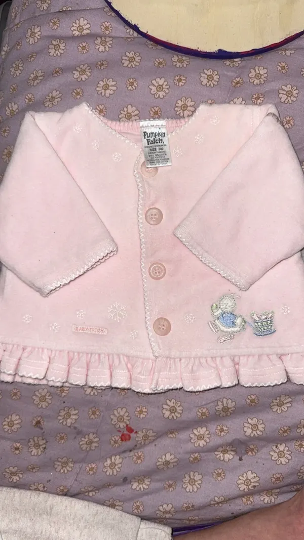 Pumpkin patch pink fluffy jacket