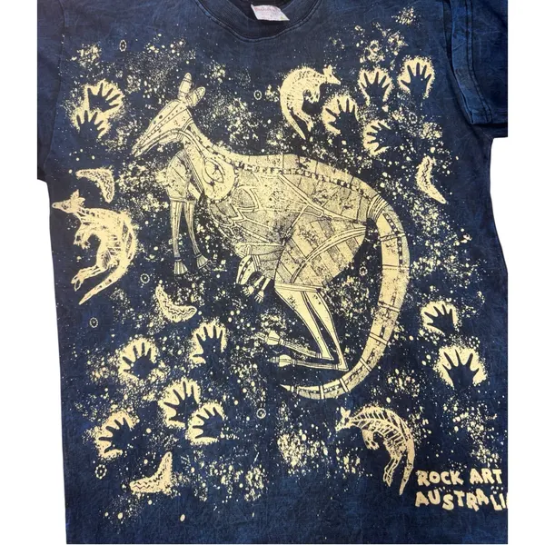Vintage Aboriginal rock art tshirt