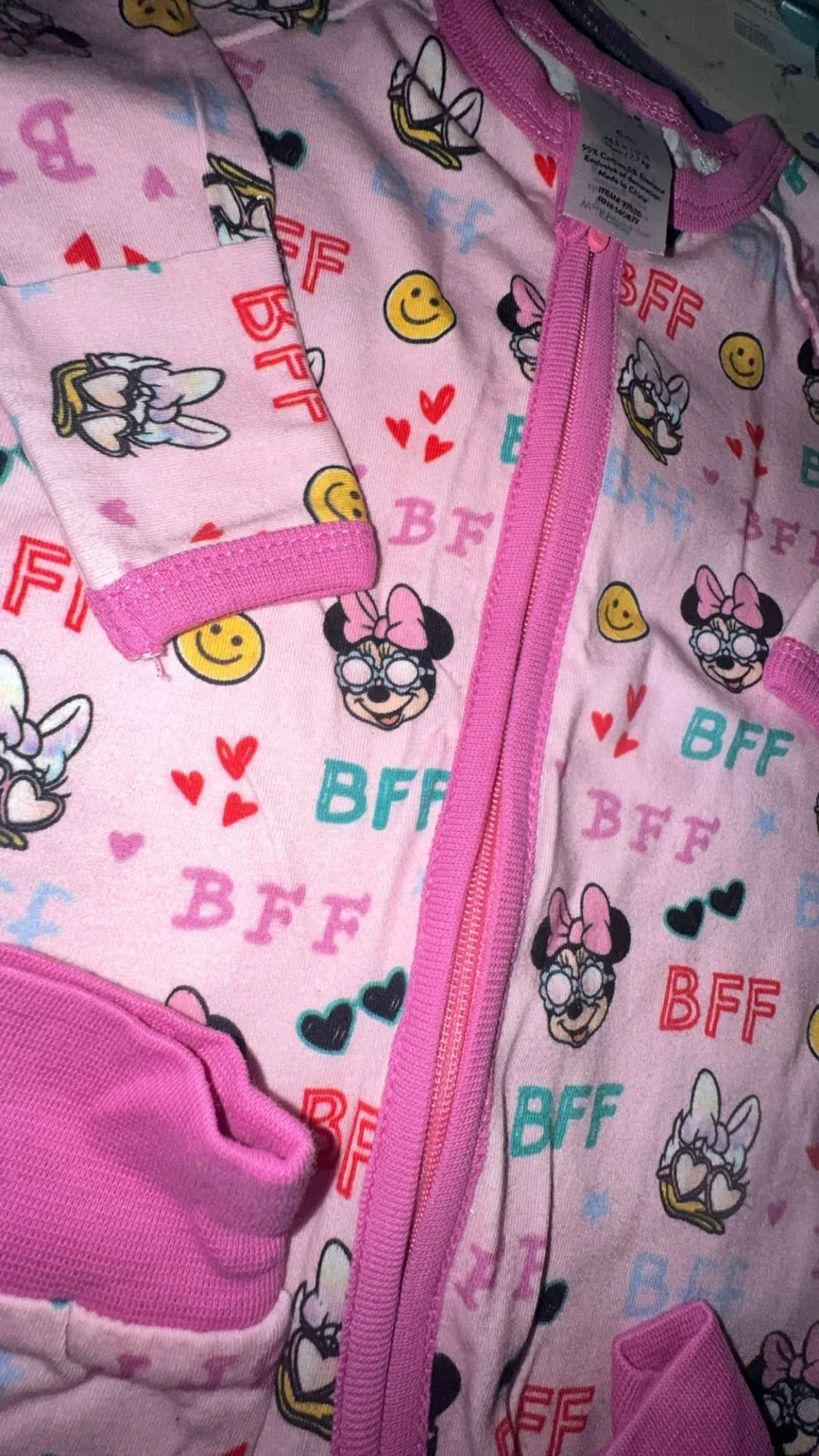 Disney pink Minnie Mouse onesie — photo 2