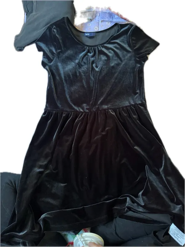 Gap kids girls velvet black dress sz12