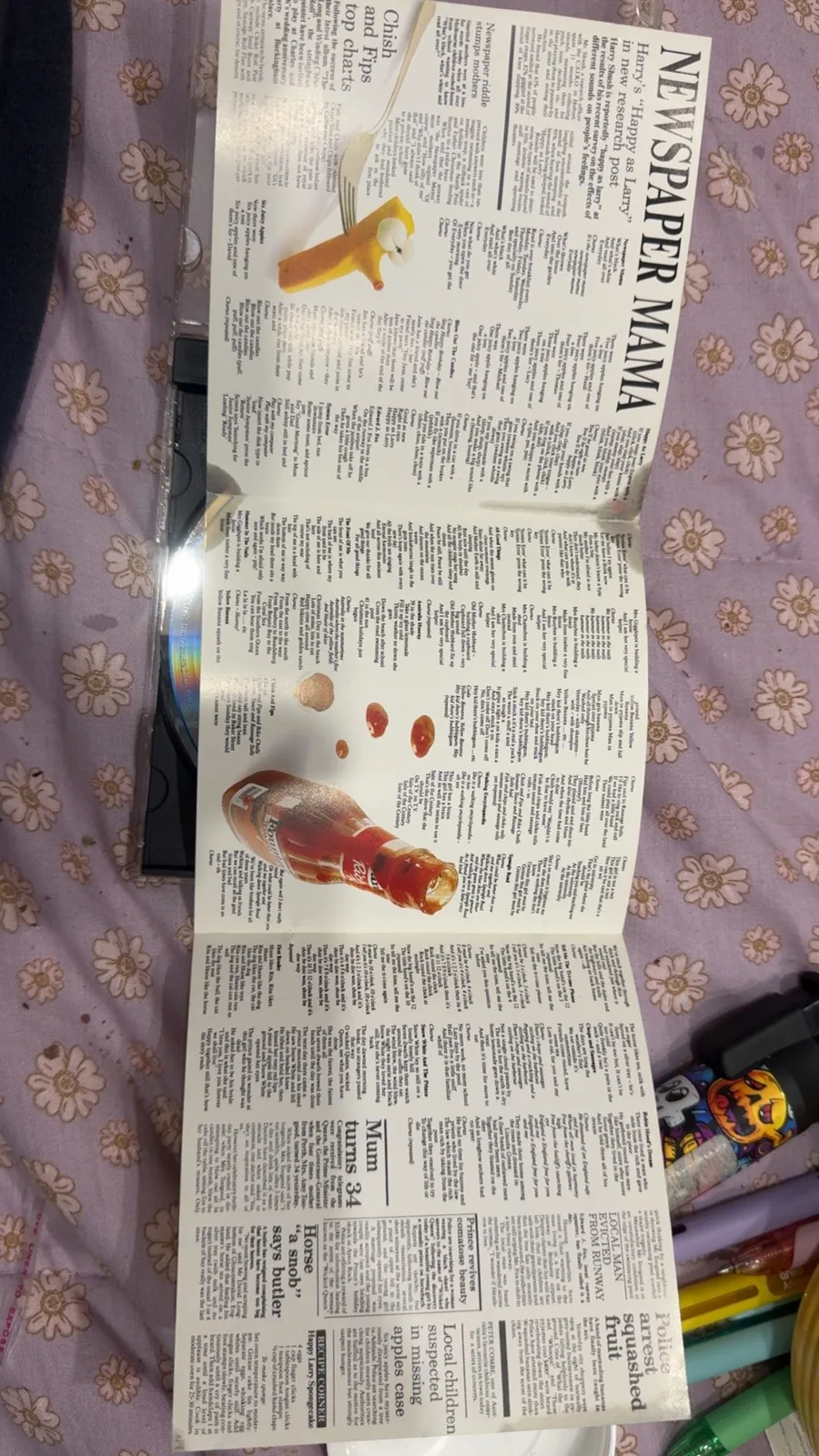 Peter combs cd newspaper mumma — photo 4