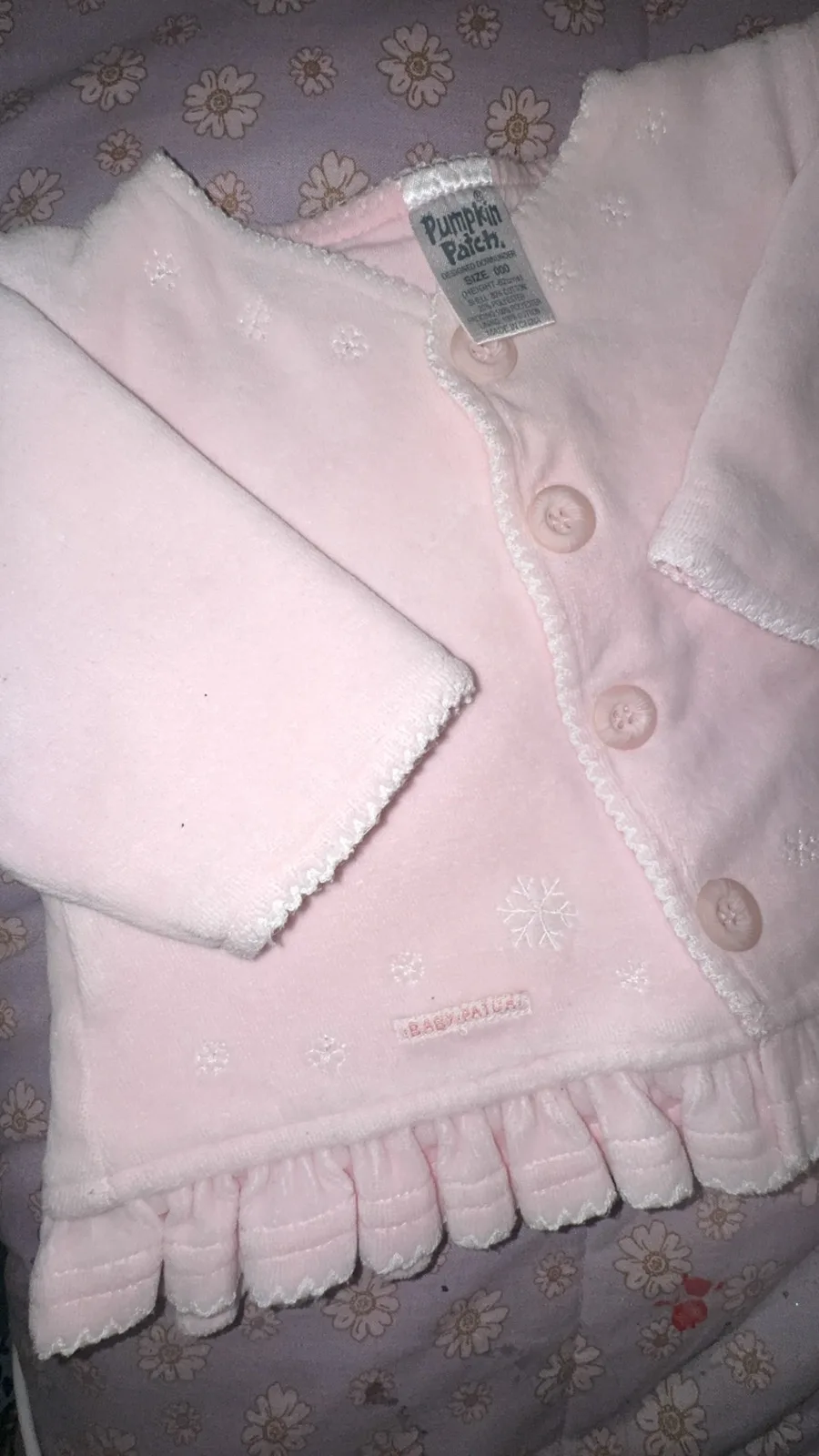 Pumpkin patch pink fluffy jacket — photo 3