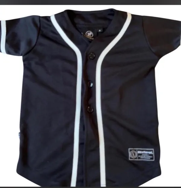 Kids black sz 1 jersey lastlevel