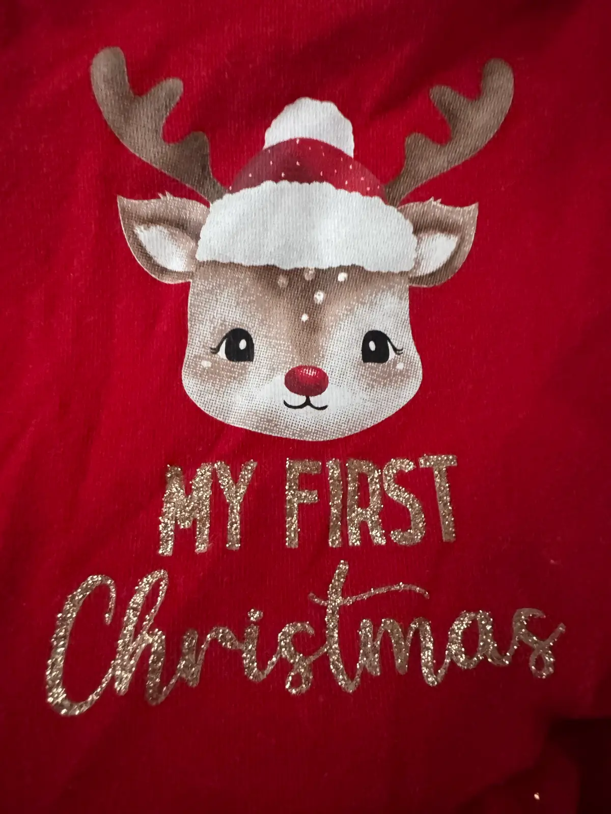 Baby girls red tutu Christmas dress – photo 2