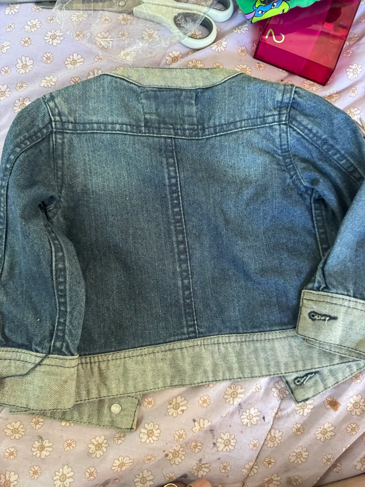 Denim jacket baby girls 9-12 m – photo 4