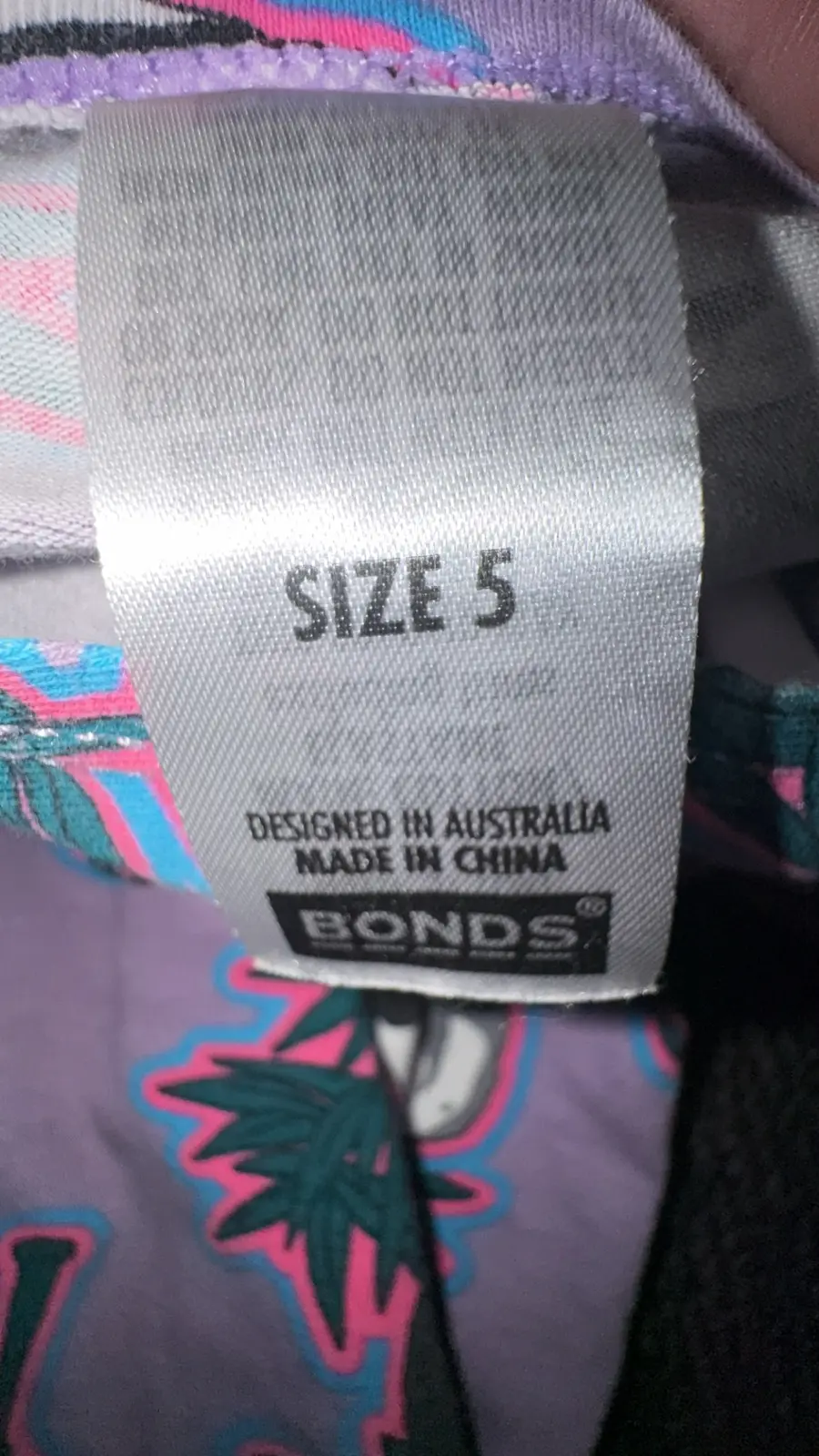 Bonds girls purple Panda Dress Sz 4 – photo 4