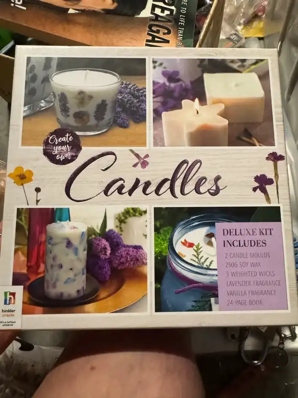 Candle making gift set book box