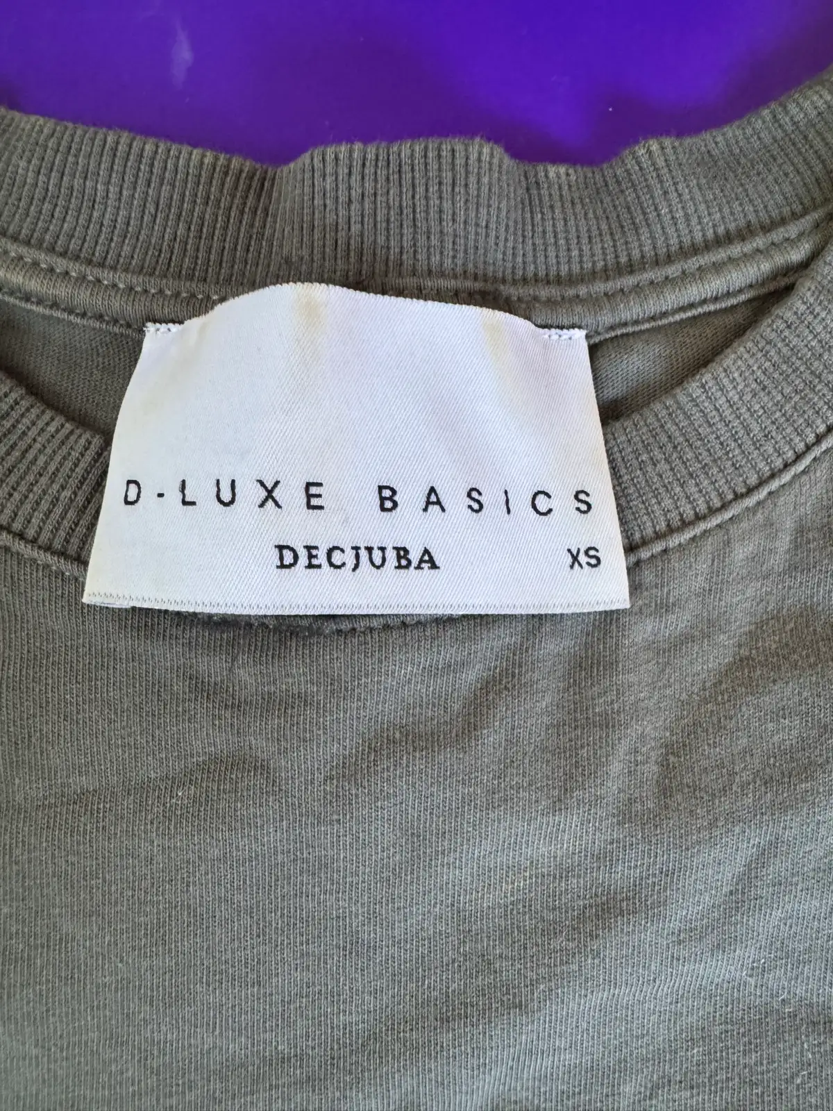 Decjuba deluxe khaki tshirt Xs – photo 3