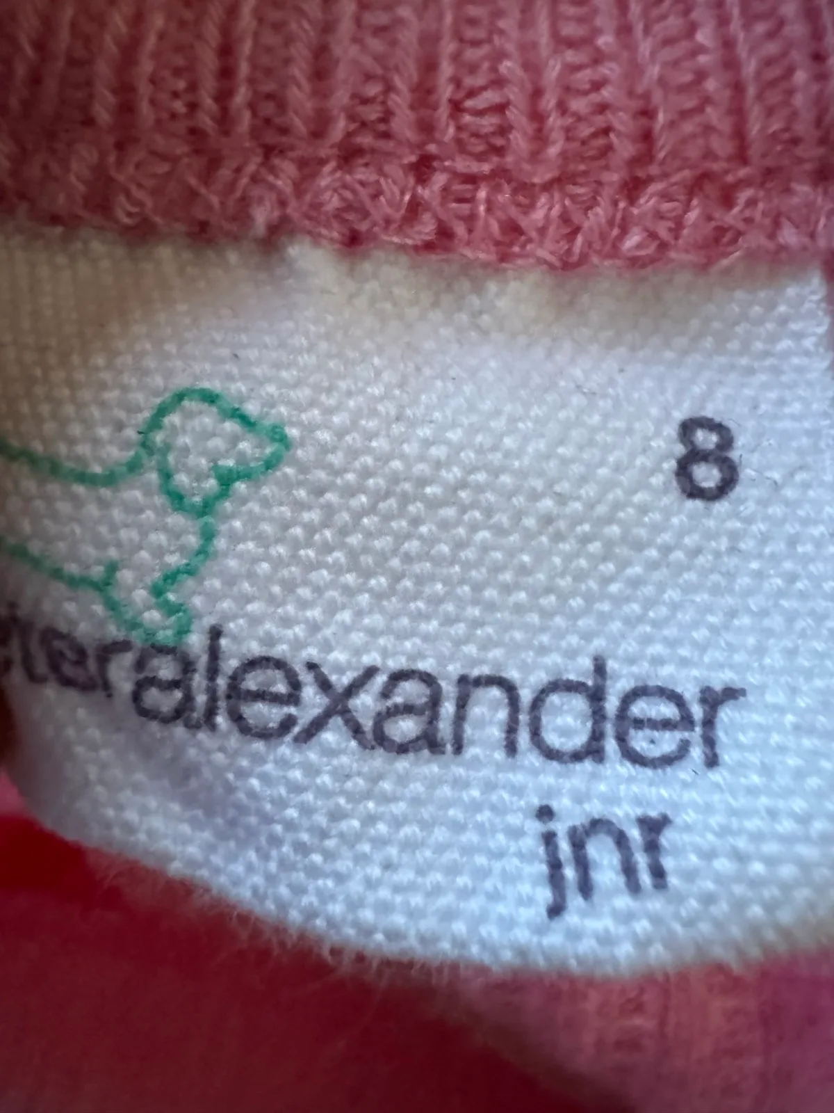 Peter Alexander pink striped girls Sz8 pjs — photo 5