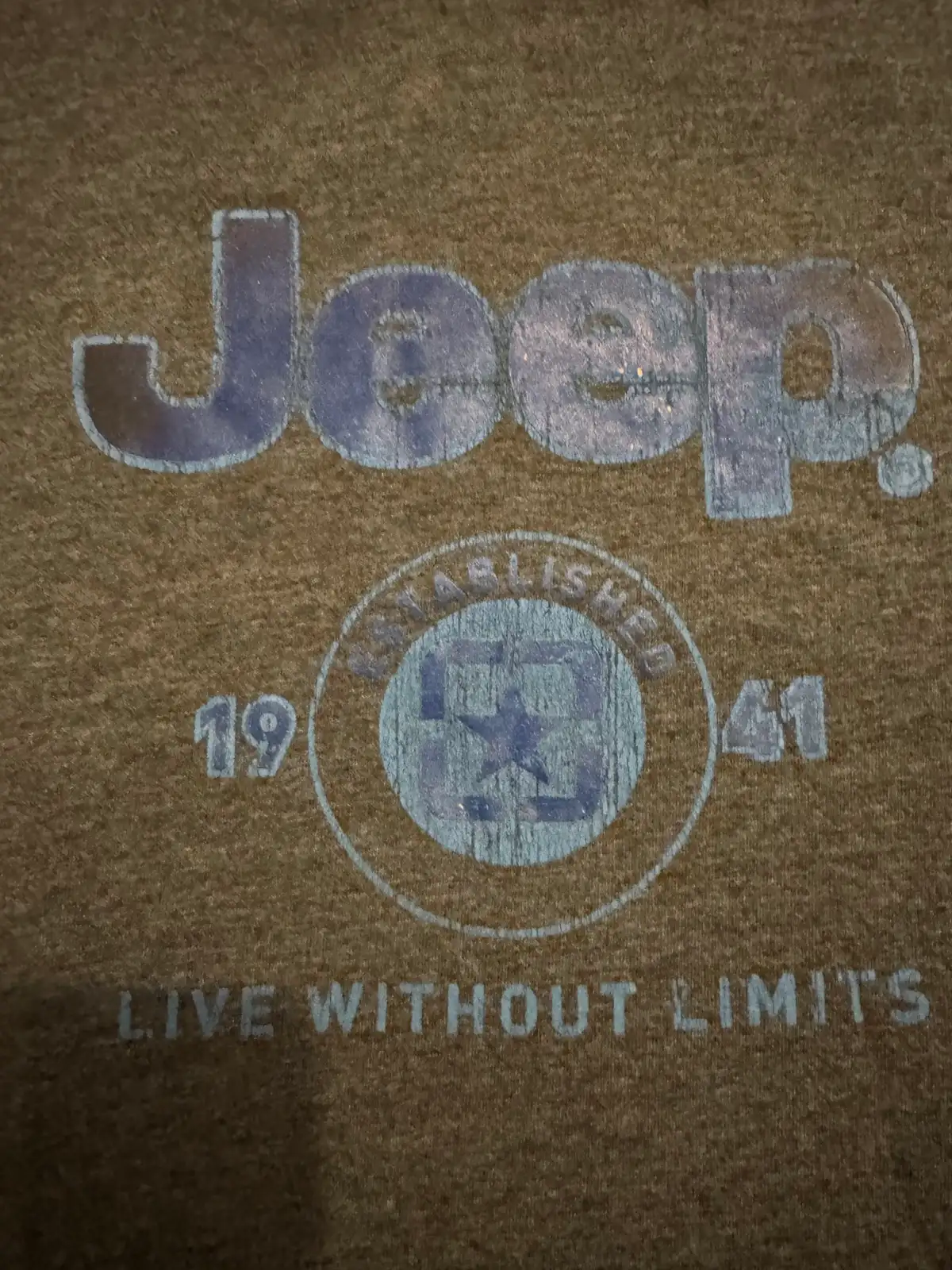 Jeep tshirt sz L Grey Men’s – photo 2