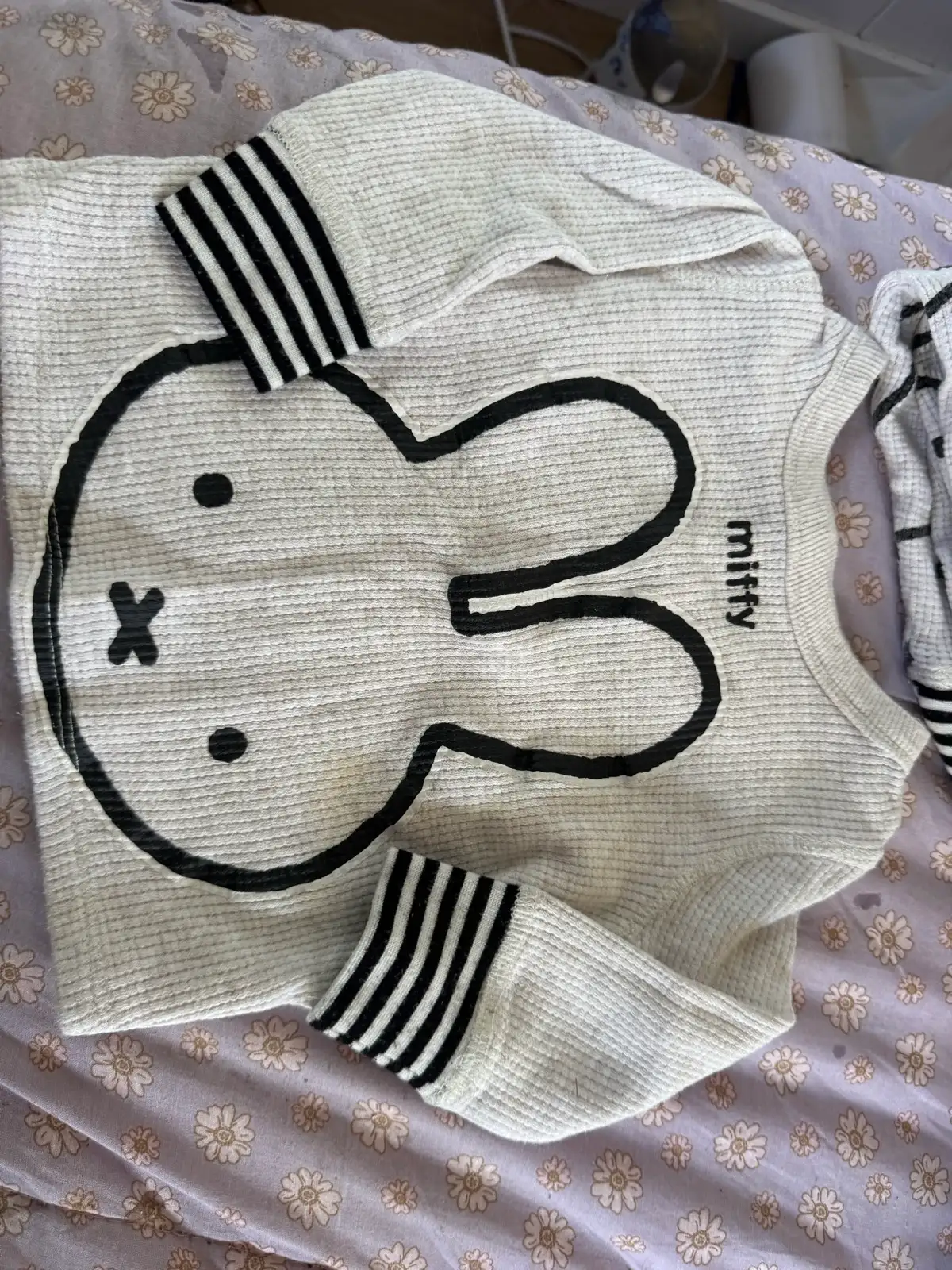 Miffy unisex baby outfit pans top – photo 5