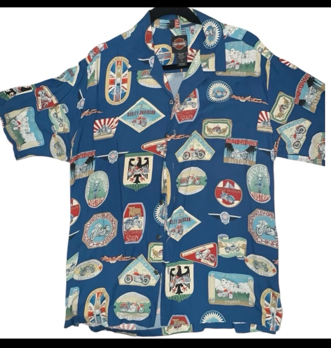 Harley Davidson men’s short sleeve shirt sz m – photo 6
