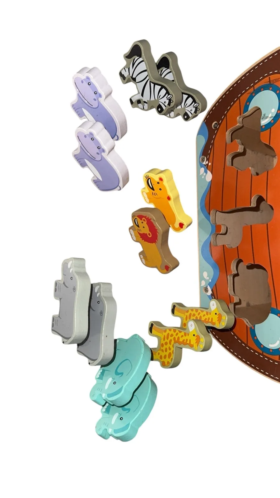 Wooden Noah’s ark shape sorter — photo 5