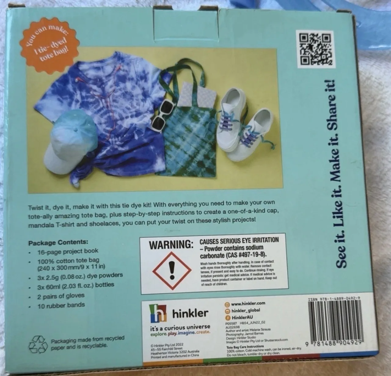 Tie dye bag craft kit new box – photo 2