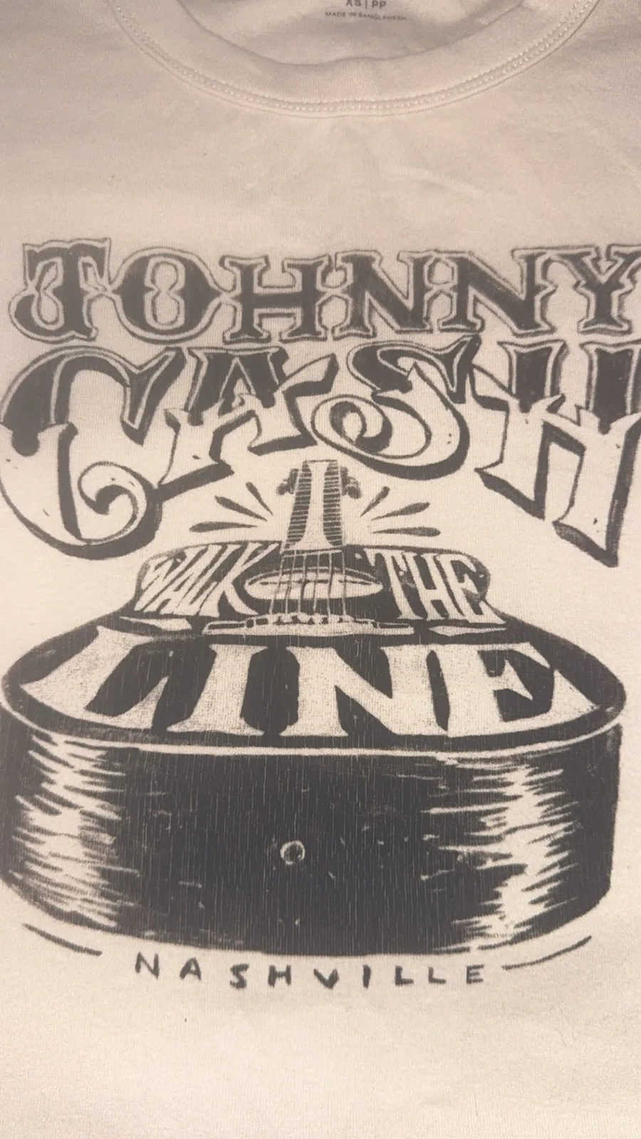Johnny cash cotton on crop XS — photo 3
