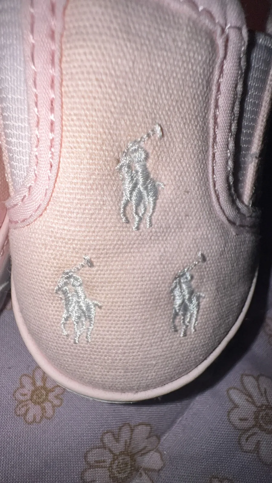 Ralph Lauren pink embroidered 6-12 m — photo 2