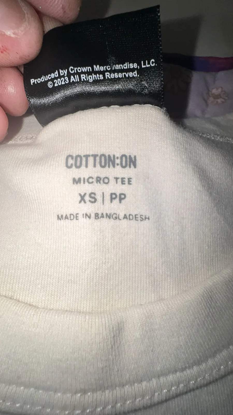 Johnny cash cotton on crop XS — photo 5