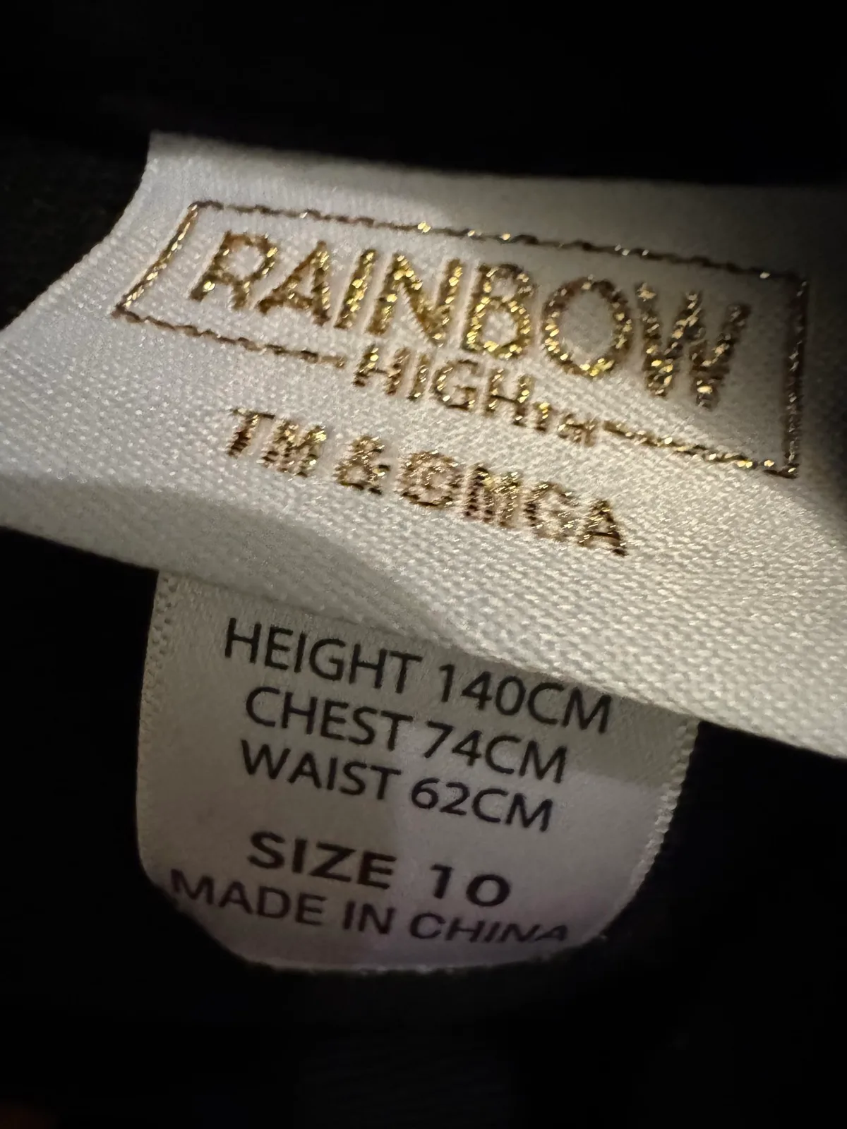 Rainbow high hooded jumper sz 10 – photo 4