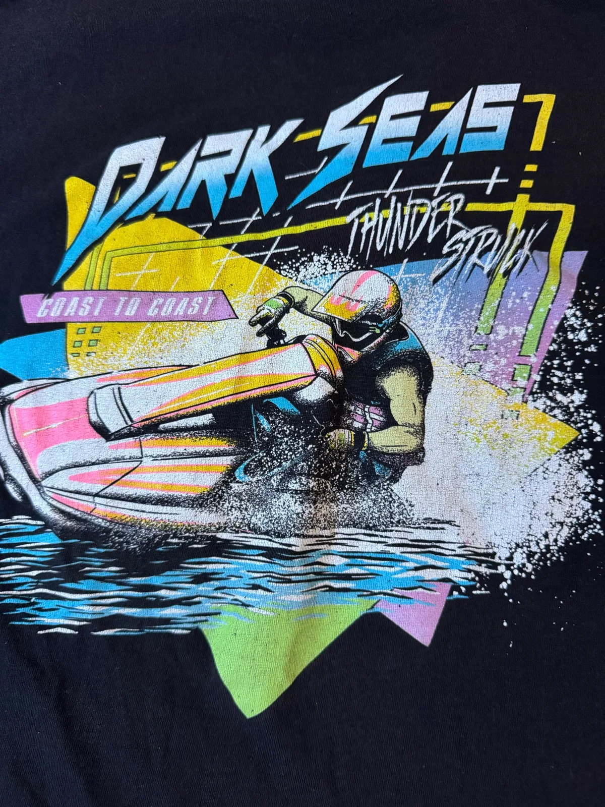 Dark seas y2k JetSki tshirt sz L — photo 5