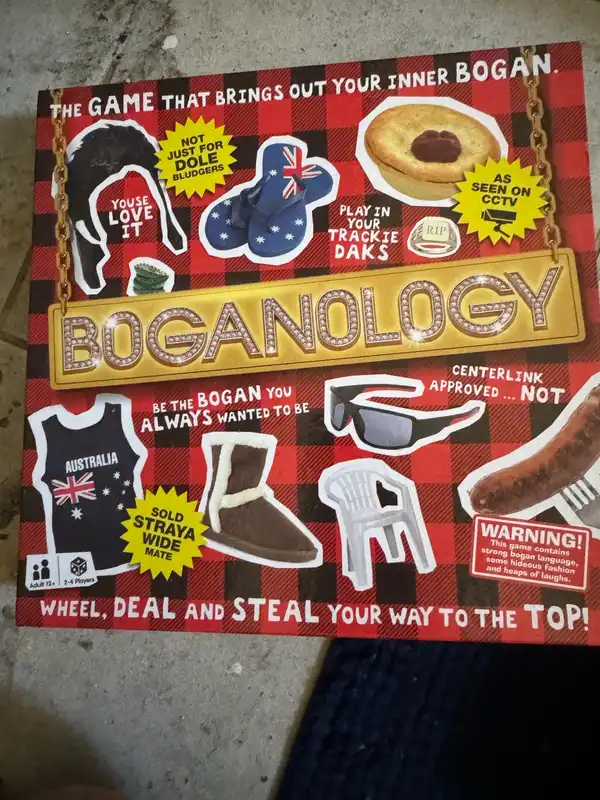 Boganology board  game Australian