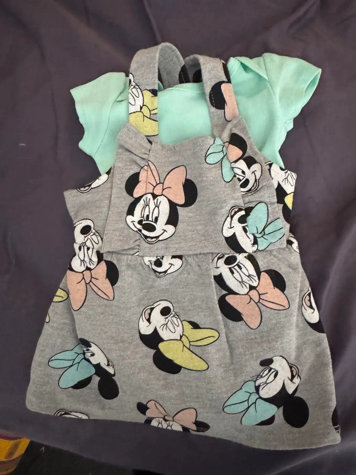 Disney overall dress &Tshirt baby girl – photo 2