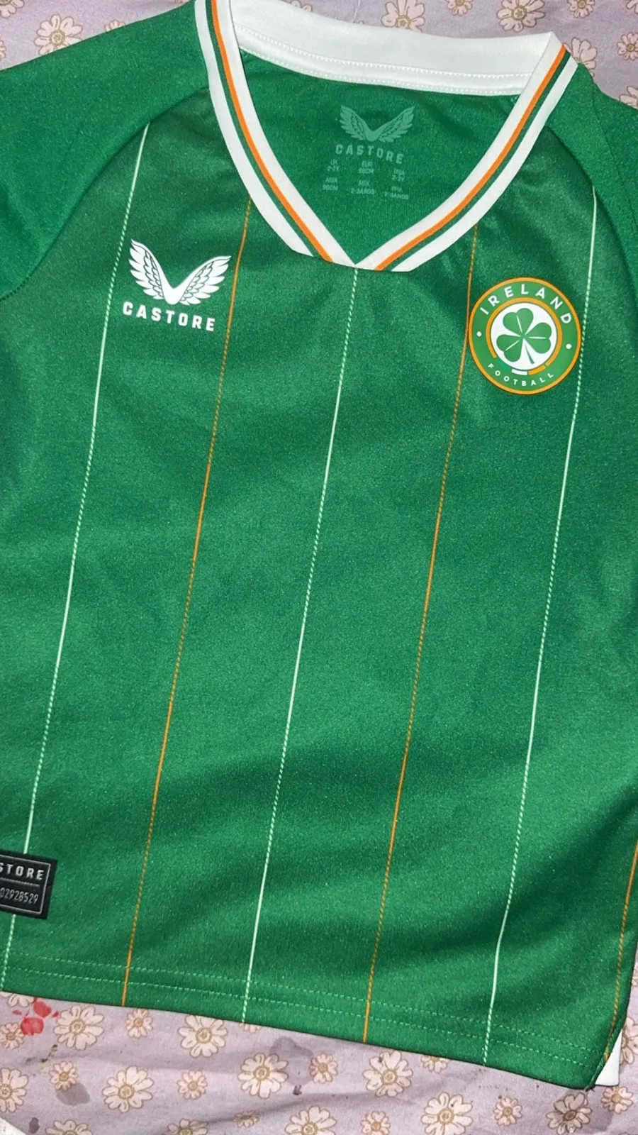Castore kids Ireland football jersey 2-3y — photo 5