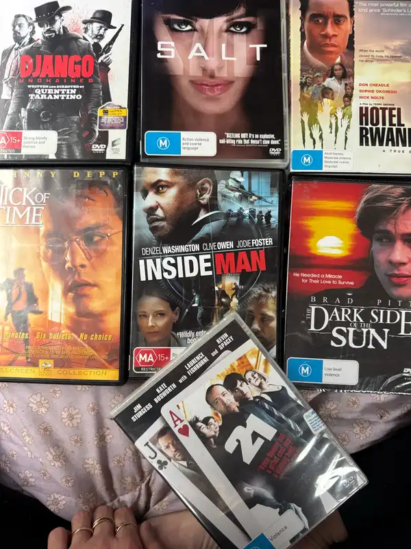 Action . DVD movie bundle x7