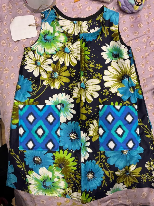Girls floral sleeveless dres sz 4