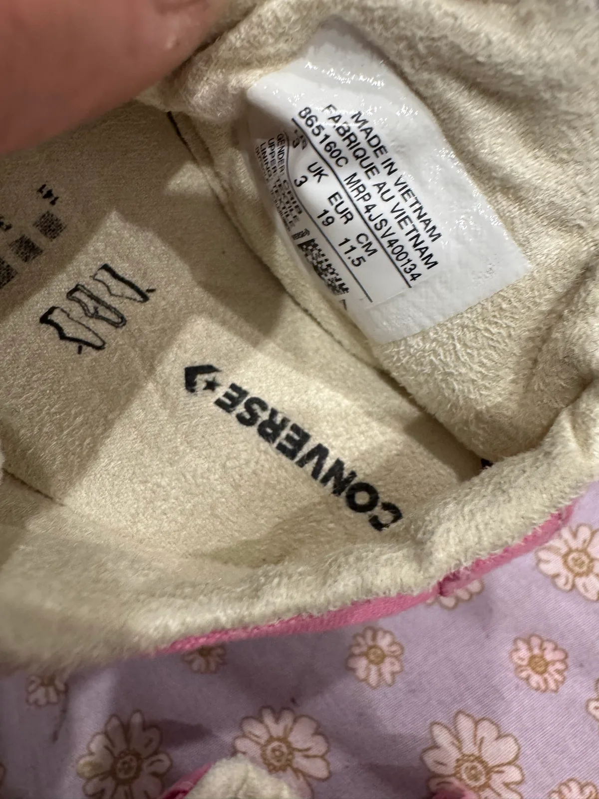 Converse all stars baby girl pink — photo 7