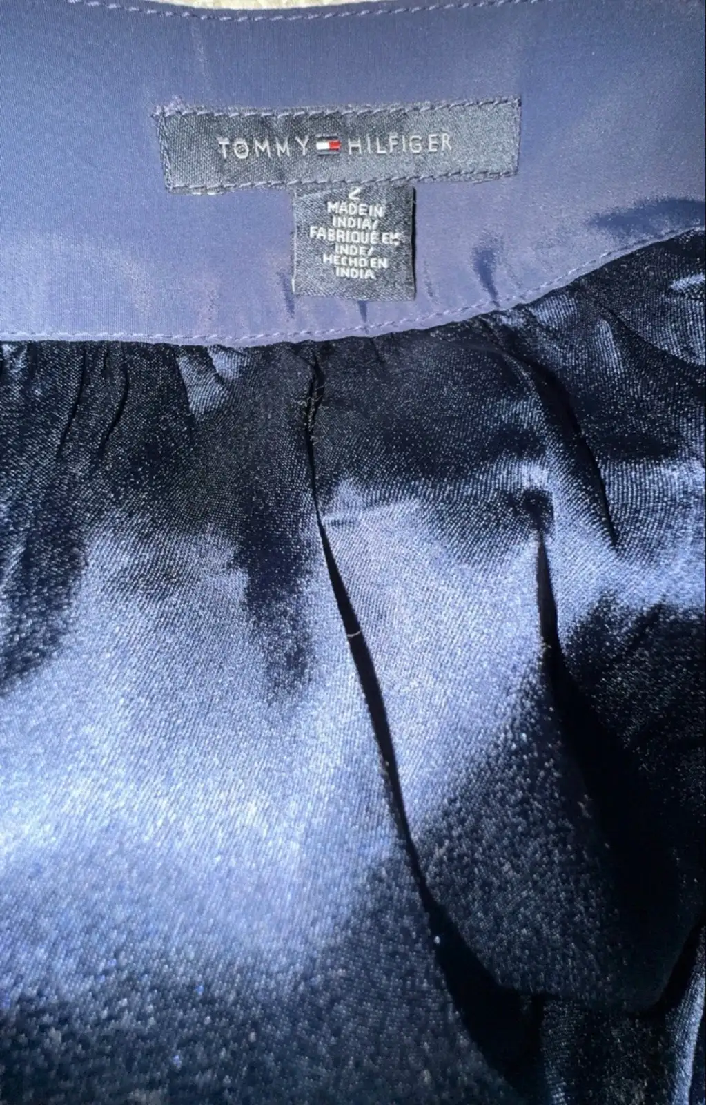 Tommy Hilfiger pleated navy skirt sz 6 – photo 6