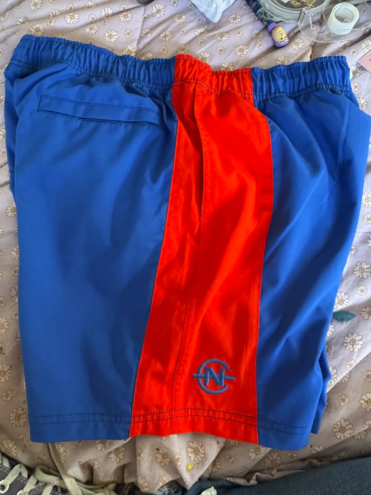 Nautica men’s shorts sz l red & blue – photo 3
