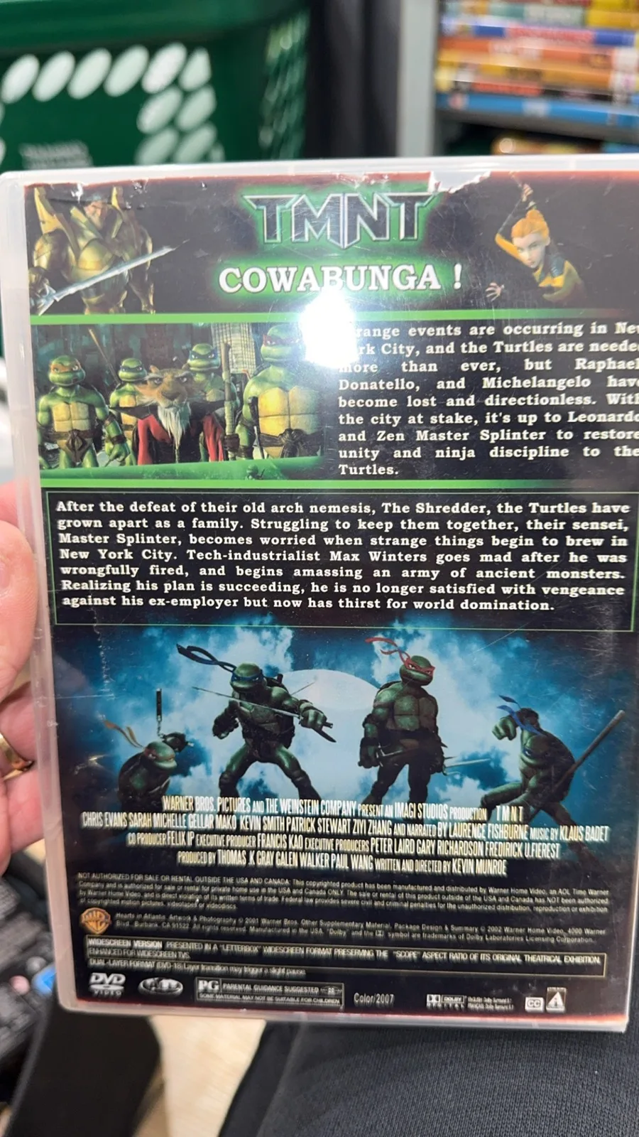 TMNT dvd movie family – photo 2