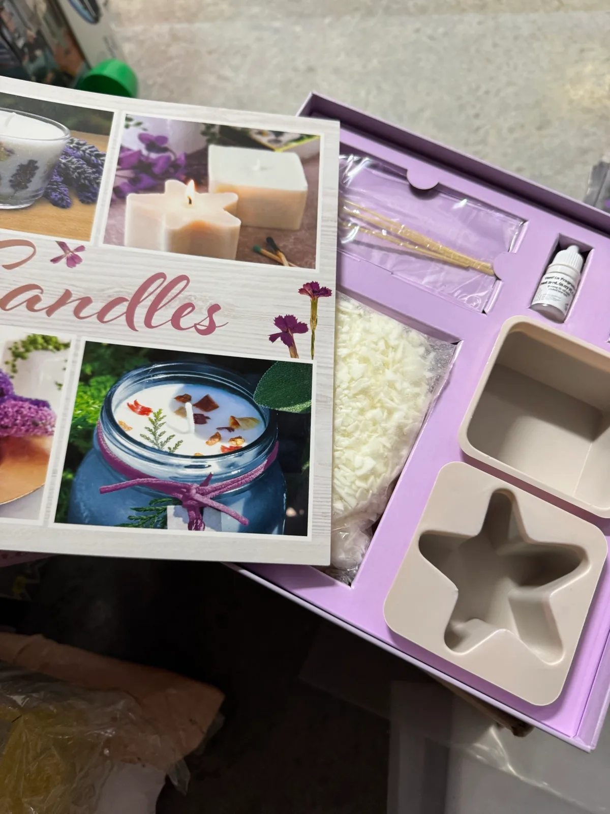 Candle making gift set book box – photo 3
