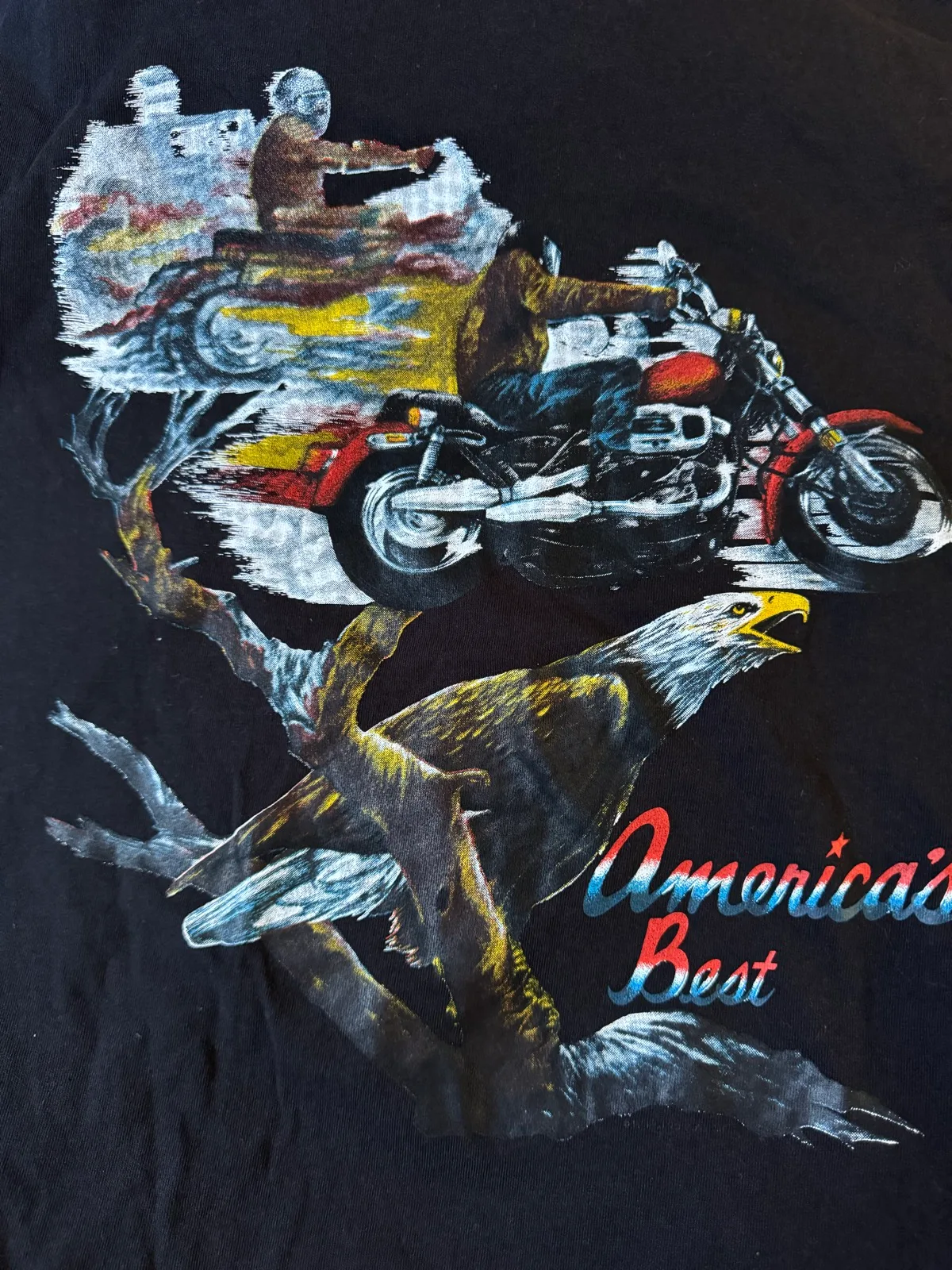 Motorbike Eagle sz L tshirt men’s — photo 2