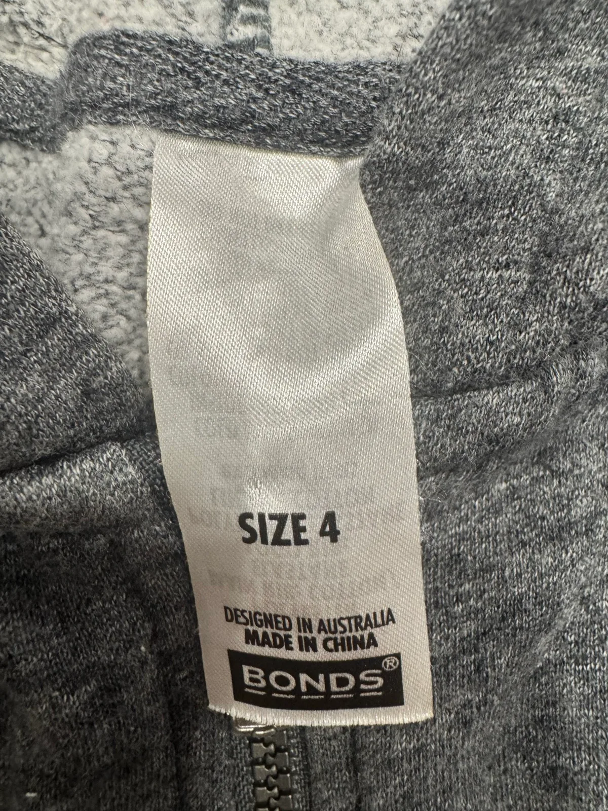 Girls Sz 4 bonds tights&hoodie — photo 4