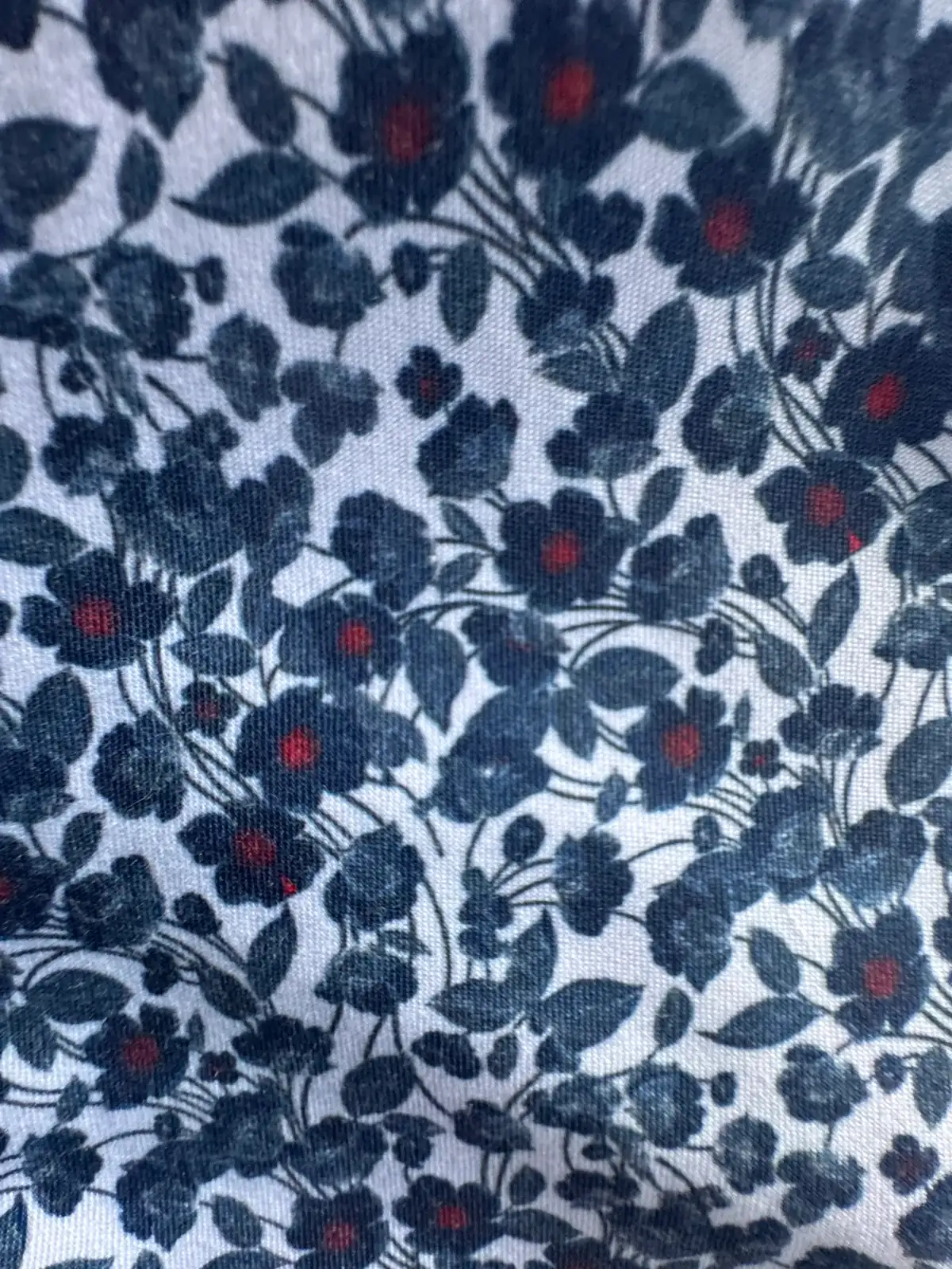 Plot boys floral L/S shirt navy blue sz 5-6 – photo 3