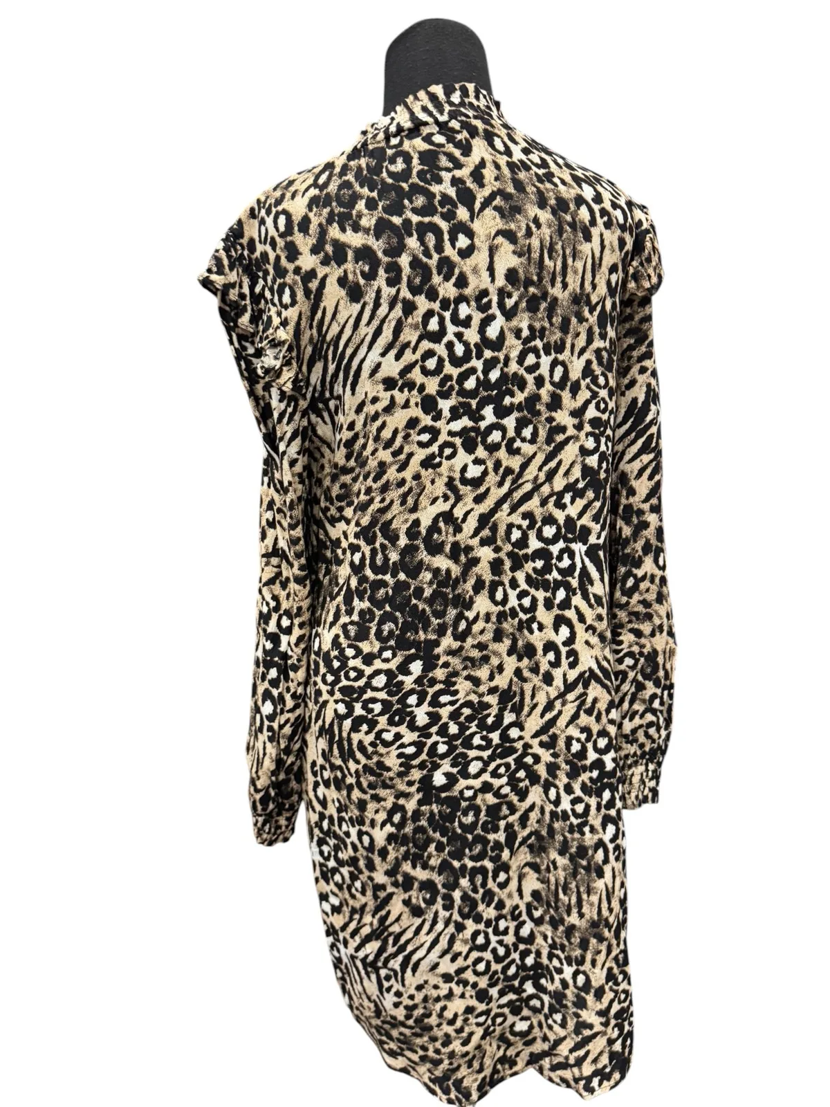 Decjuba animal print long sleeve midi sz 10 — photo 4