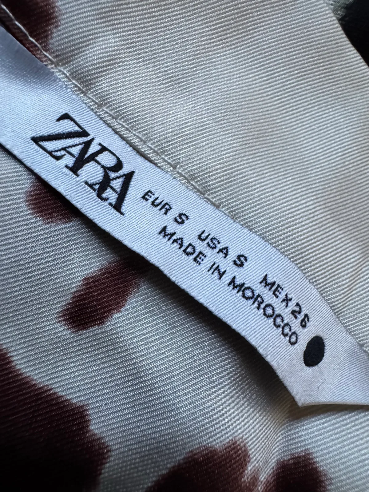 Zara ladies cow print dress pants — photo 3