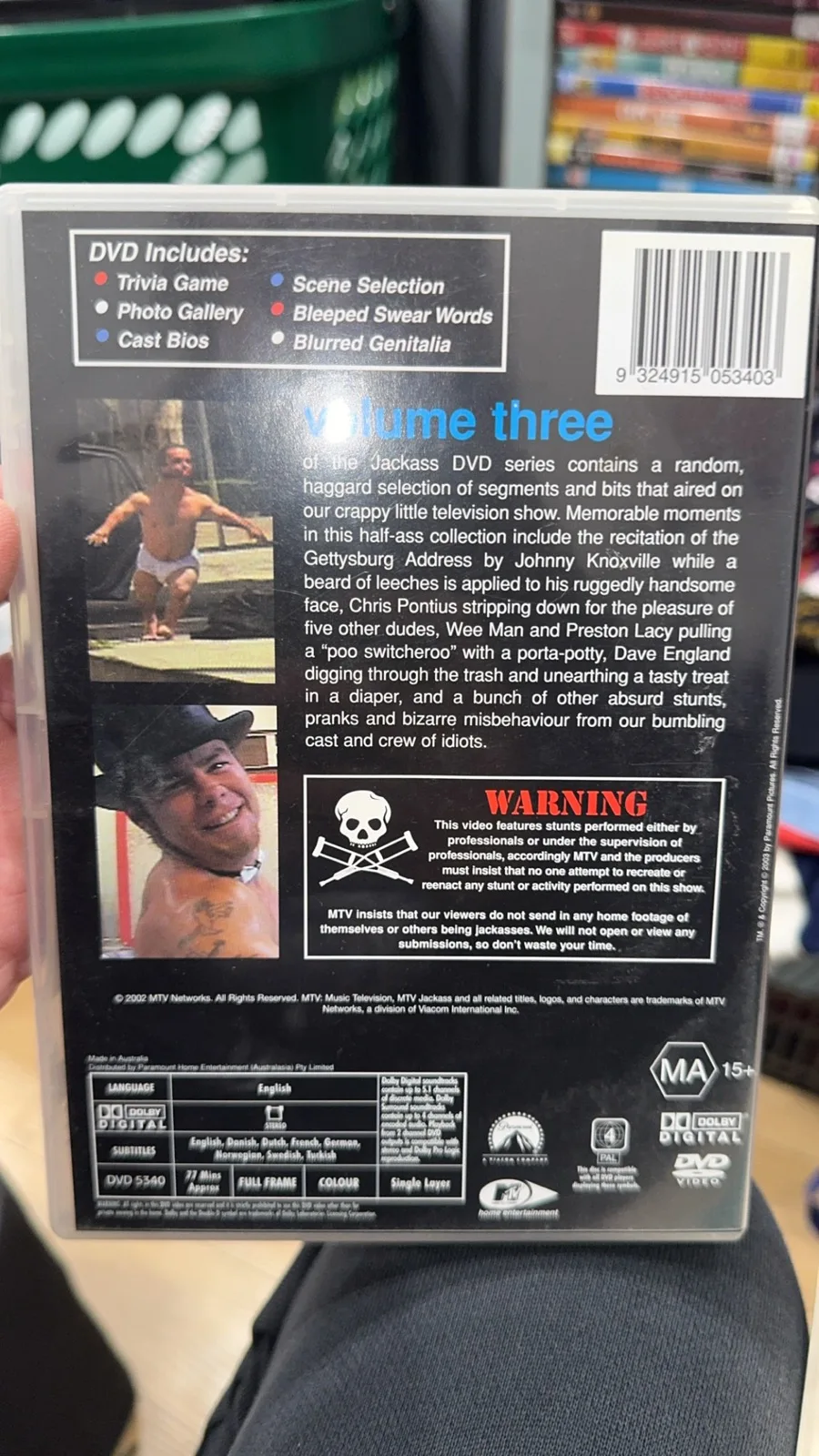 Jack ass season 3 dvd movie – photo 2