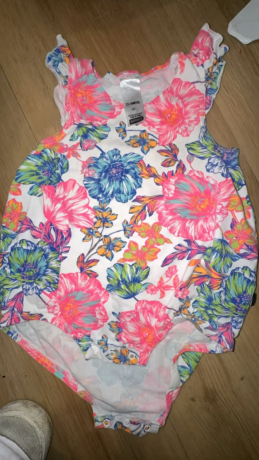 Bonds floral vintage summer onesie – photo 3