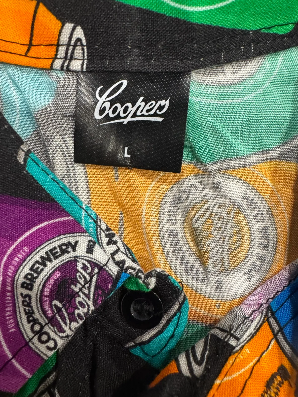 Coopers beer men’s. Shirt sz L — photo 2