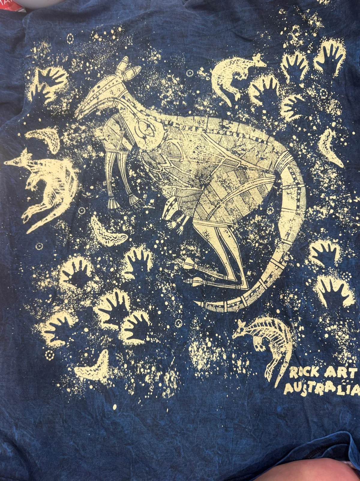 Vintage Aboriginal rock art tshirt — photo 5