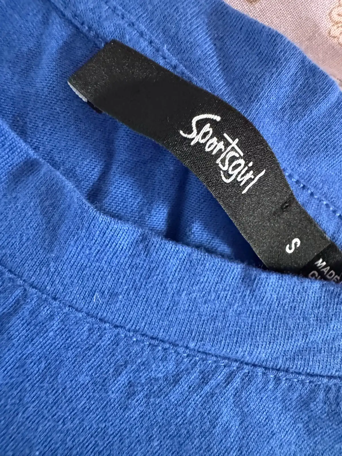 Sports girl blue cropped tshirt sz s – photo 3