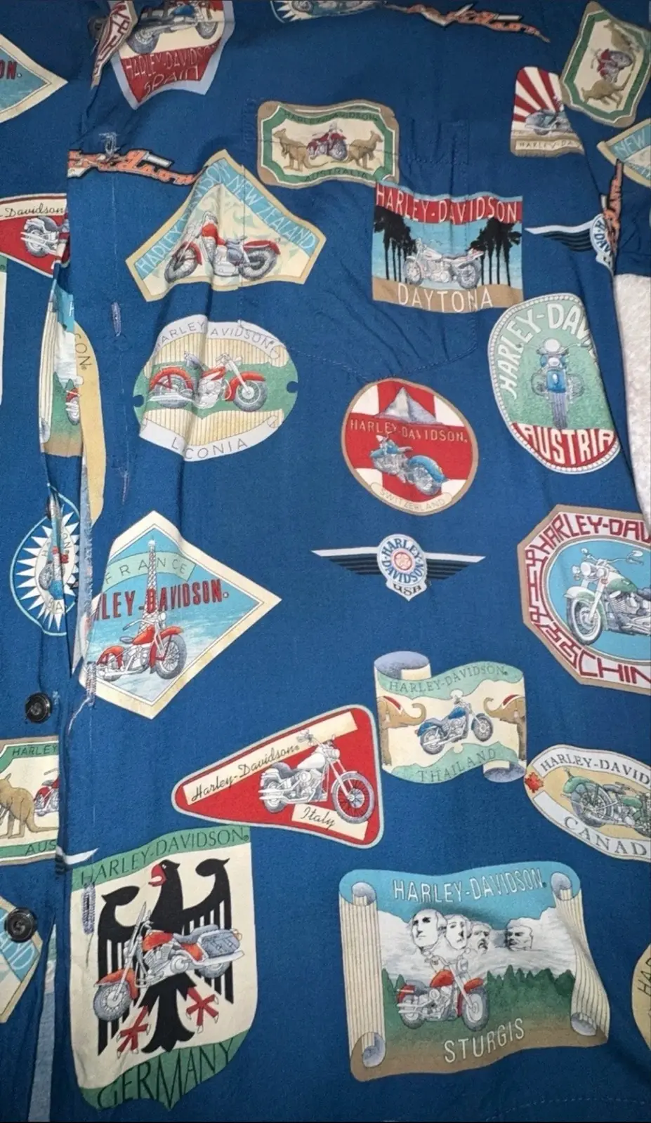 Harley Davidson men’s short sleeve shirt sz m – photo 2