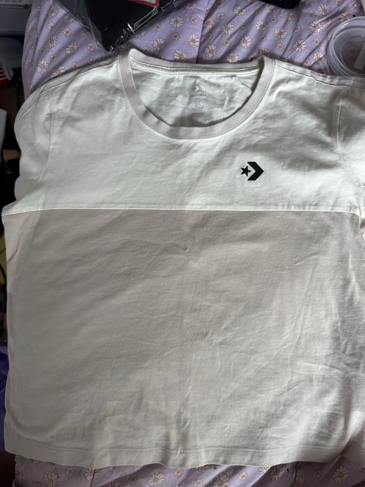 Converse women’s tshirt boxy fit sz S – photo 4