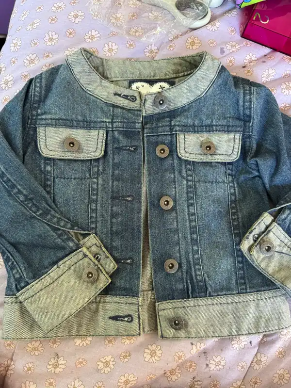 Denim jacket baby girls 9-12 m