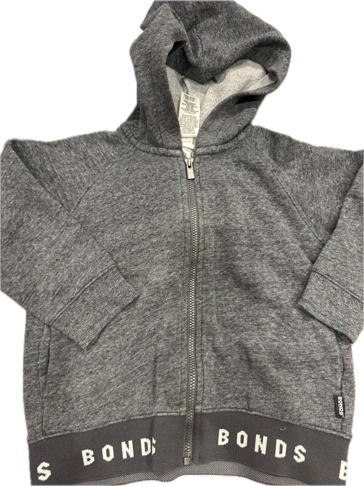 Girls Sz 4 bonds tights&hoodie — photo 3