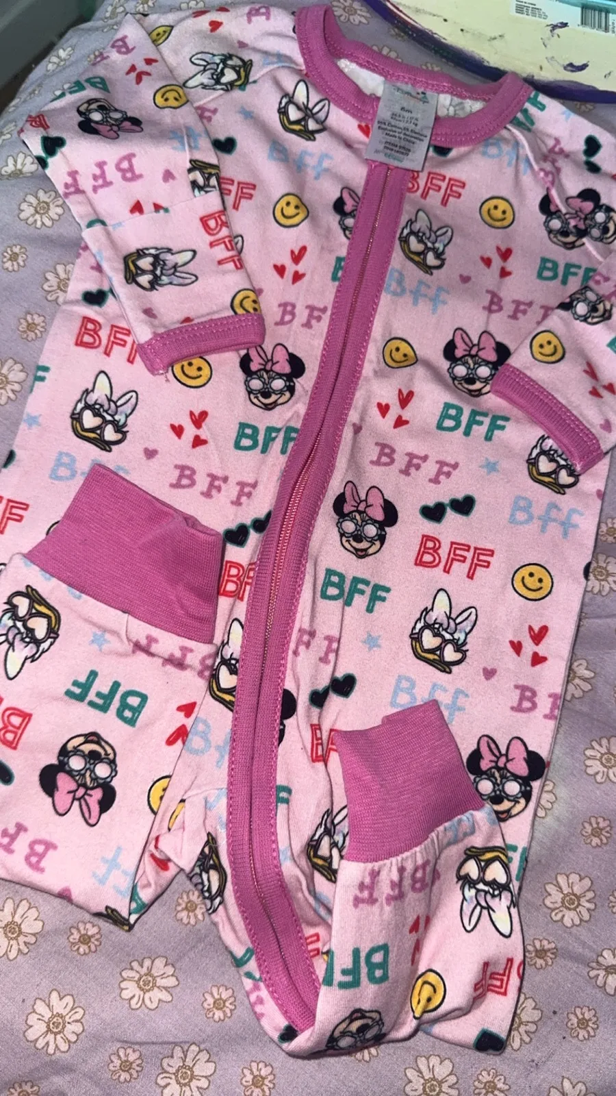 Disney pink Minnie Mouse onesie — photo 3